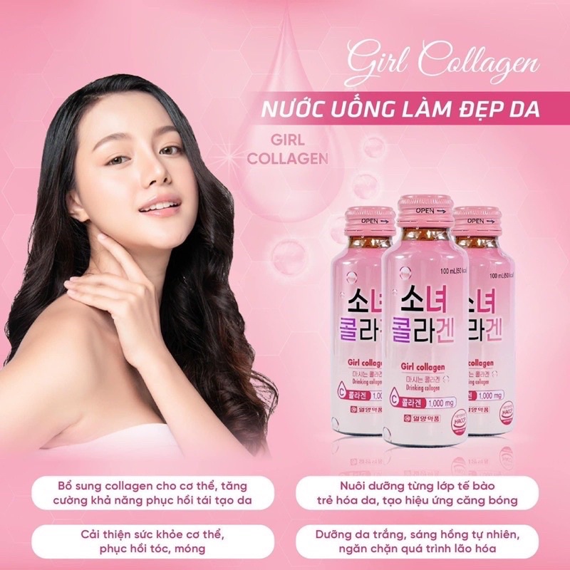 NƯỚC UỐNG GIRL COLLAGEN HÀN QUỐC - Hộp 10 chai | Shopee Việt Nam