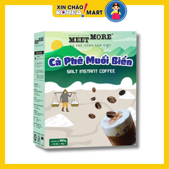Cà phê hòa tan vị muối biển Meet More 10 gói x 18g