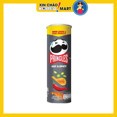 Khoai tây lon Pringles vị Hot and Spicy 107g