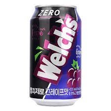 Nước welchs zero vị nho 355ml