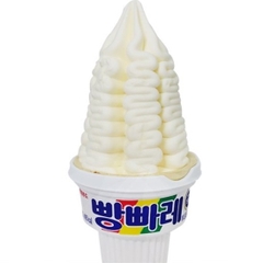 Kem lốc xoáy Fanfare vị vani 175ml | 아이스[롯데]빵빠레 바닐라 175ml